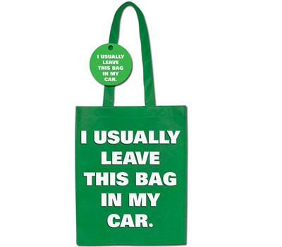 Green Shopping Bag - ezt a zacsit általában a kocsiban hagyom