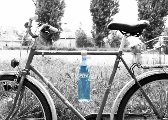 egyedi design víztartó biciklire